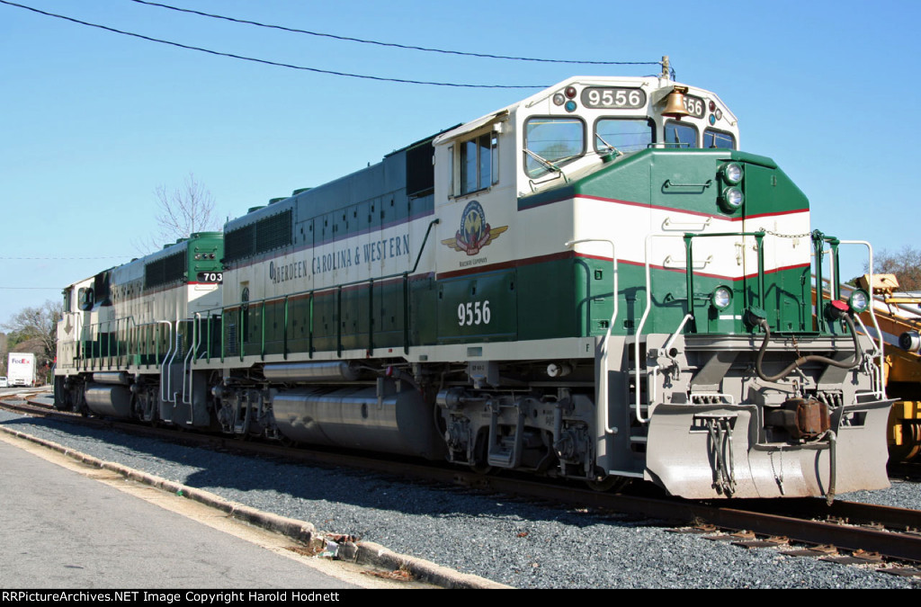 ACWR 9556 & 703 parked in downtown